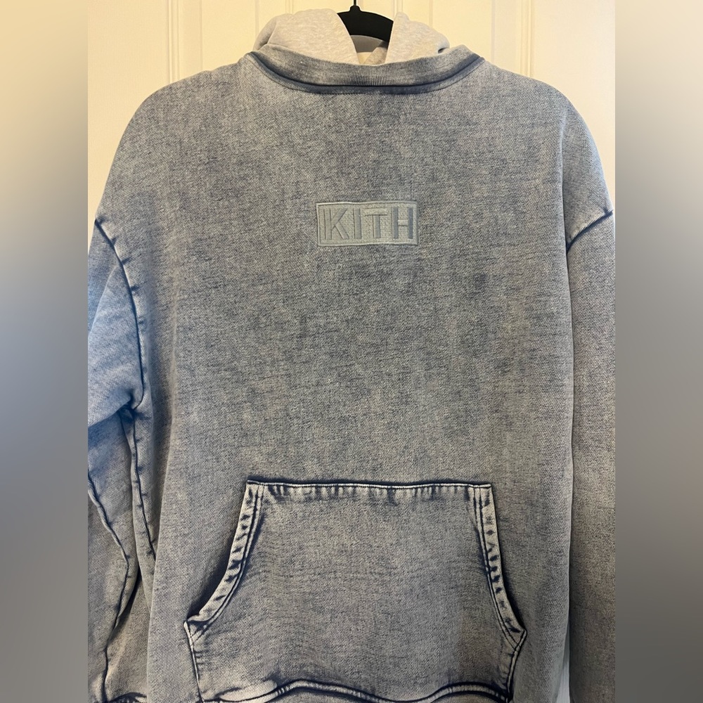 KITH SS19 Two Tone Indigo Hoodie